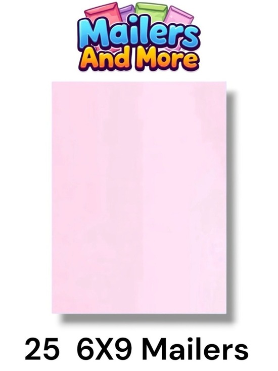 Other - 25 6X9 Poly Mailers Pale Pink Shipping Envelopes PRICE IS FIRM